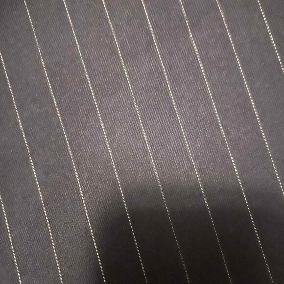 Express Editor Wide Waistband pants, Navy with Stripes, Size 4, NWT! - Picture 3 of 4